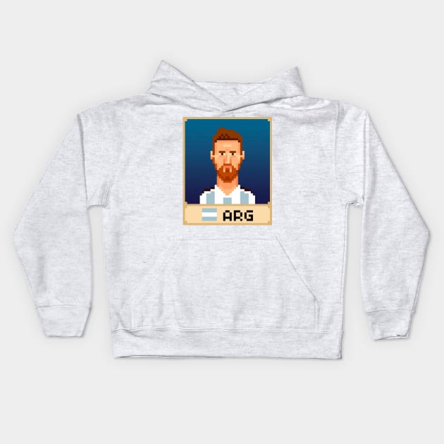 Messi Kids Hoodie by PixelFaces